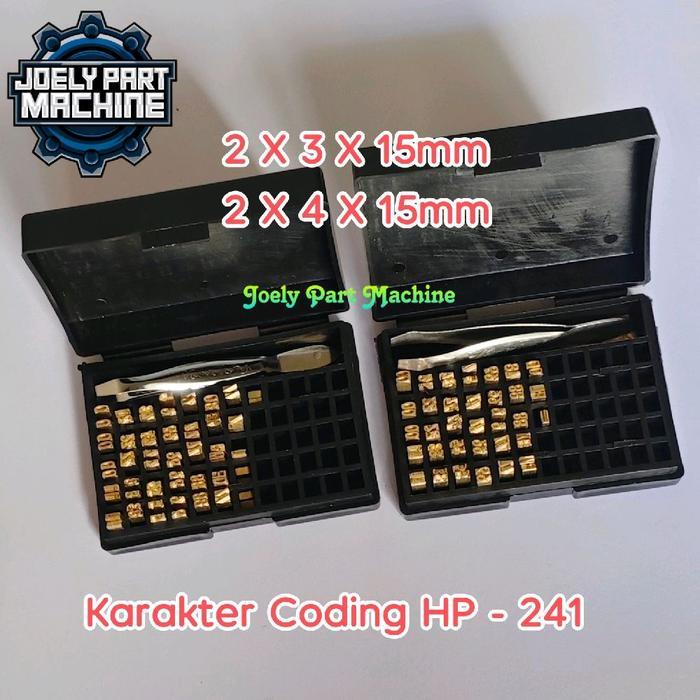 Karakter Coding / Huruf Dan Angka Mesin Coding Hp 241