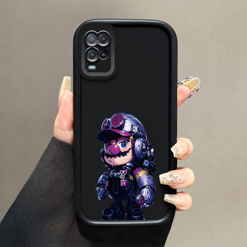 Casing Hp untuk OPPO A54 Case Gaya bertarung permainan Mary Kasing silikon Cesing Anti Crack Tahan B