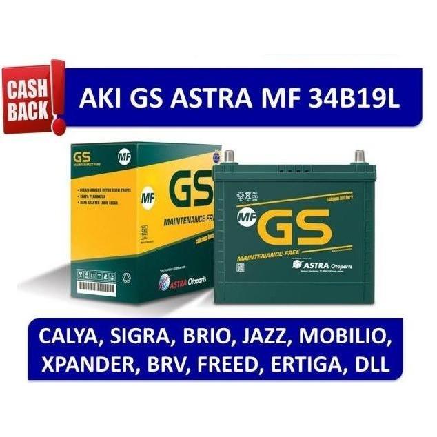Accu / Aki Mobil Gs Mf 34B19L 12V 34Ah