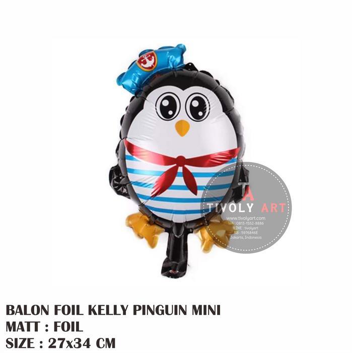 Balon Foil KELLY PINGUIN MINI / Balon Pinguin Sailor / Balon Pinguin