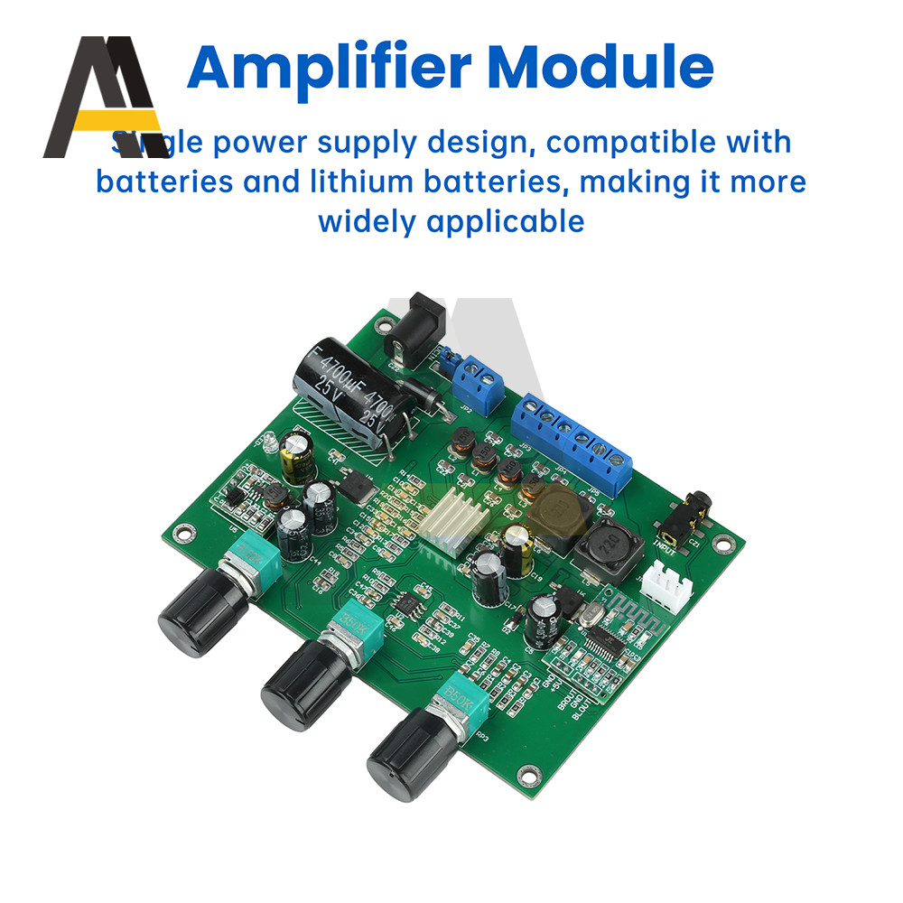 BLUETOOTH-COMPATIBLE DIGITAL POWER AMPLIFIER AUDIO BOARD HIGH POWER SUBWOOFER AMPLIFIER MODULE