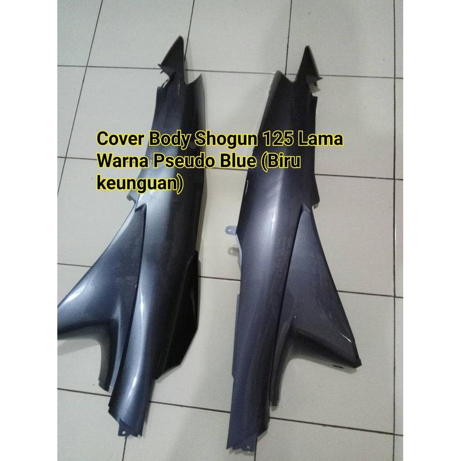 Cover Body Shogun 125 Lama Biru Keunguan