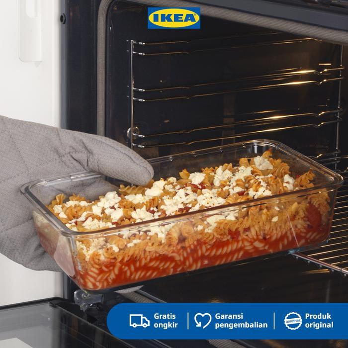 IKEA 365+ Tempat Makanan Kaca Persegi Panjang 3.1L Wadah