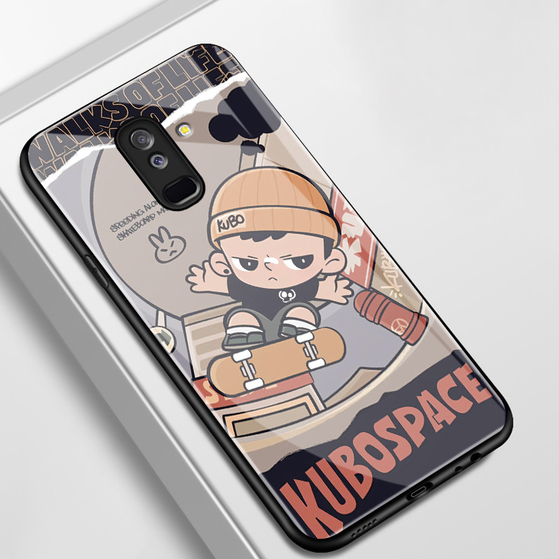 Casing Hp Untuk Samsung A6 Plus J8 4G J3 2016 Case Casing pola Pria kartun Kasing HP Kesing keras ka