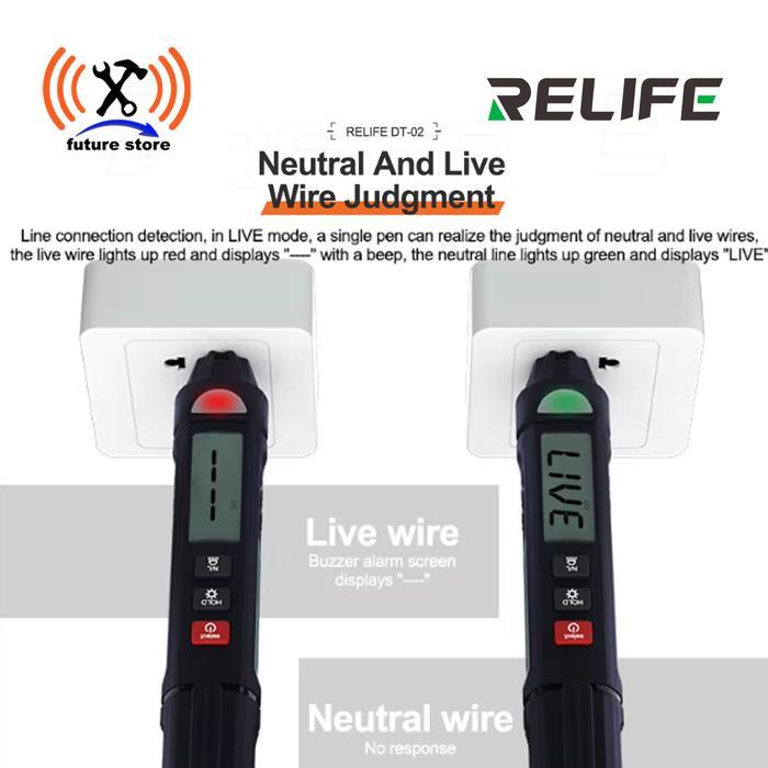 RELIFE DT-02 MULTIMETER SMART PEN - MULTIMETER DIGITAL BENTUK PENA CERDAS DAN SERBAGUNA MENGUKUR