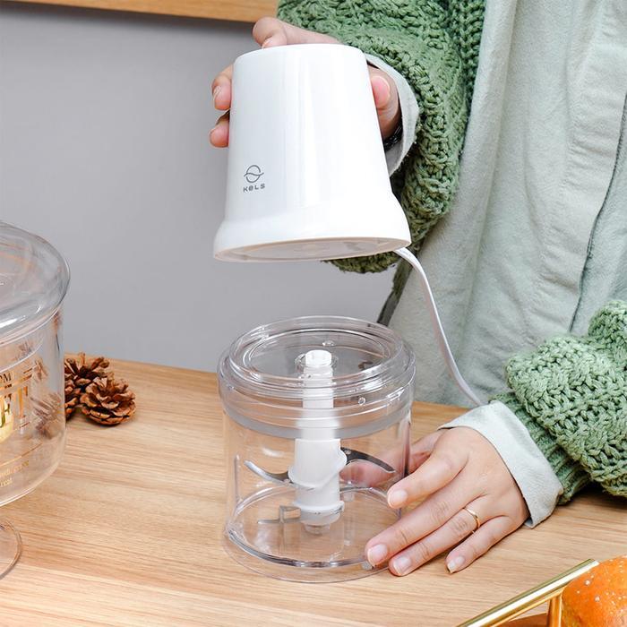 Informa Kels 500 ml Dustin Food Chopper - Putih Gilingan Daging Pencacah Bumbu Blender Mini Alat