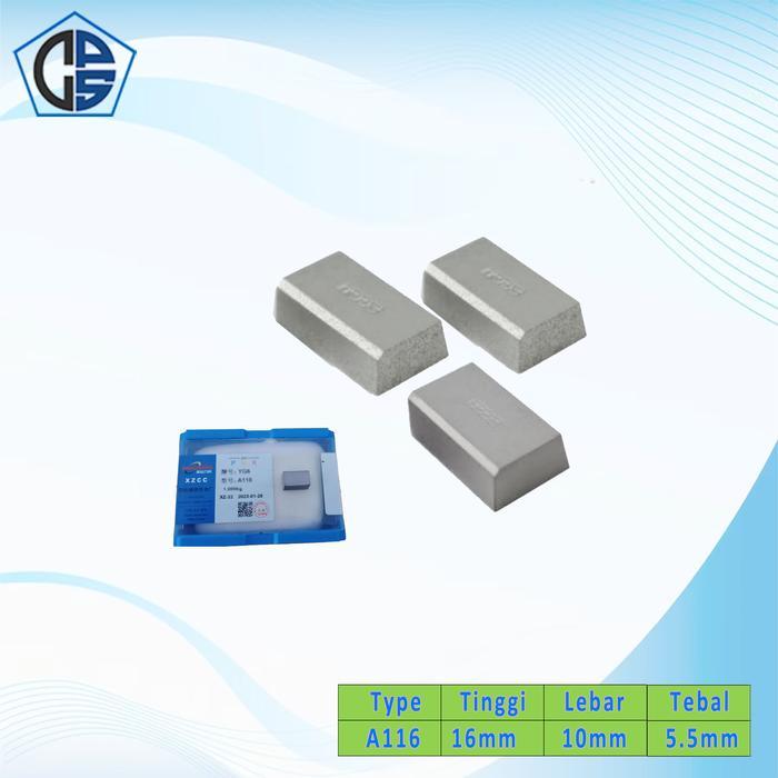 [] Mata Widia A116 Satu Betel Widia Kotak Mata Widia Pisau Bubut