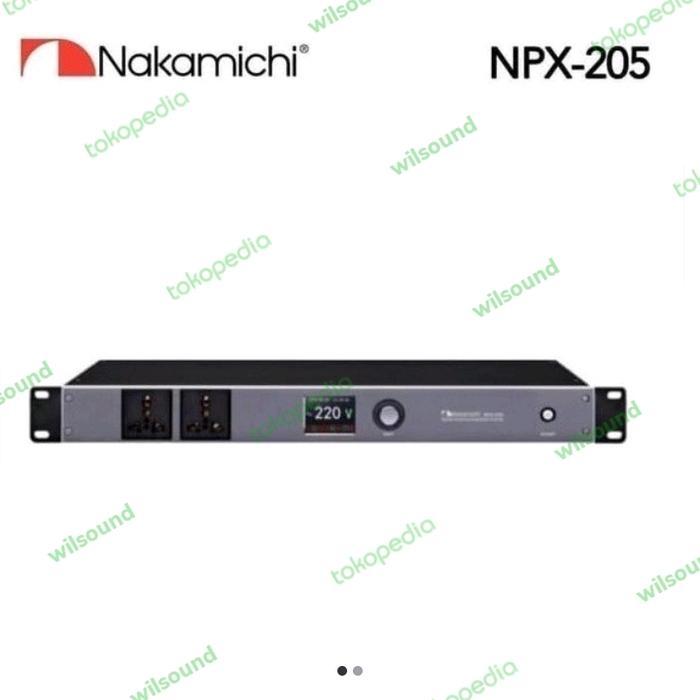 POWER SQUENCER NAKAMICHI NPX205 NPX 205 ORIGINAL