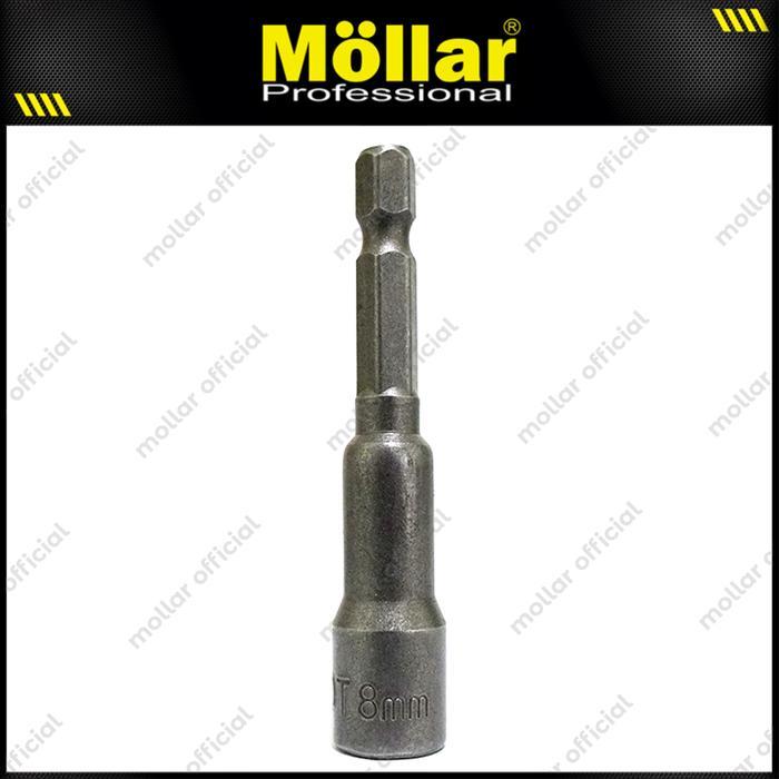 [] HDT Mata Bor Baut Roofing Baja Ringan H8 x 65 mm Socket Bit - 1 Set
