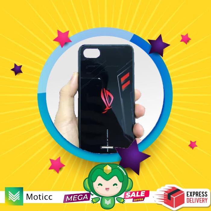 Xiaomi Redmi 6A - Rog Phone Edition Case Kaca Casing Tempered Glass