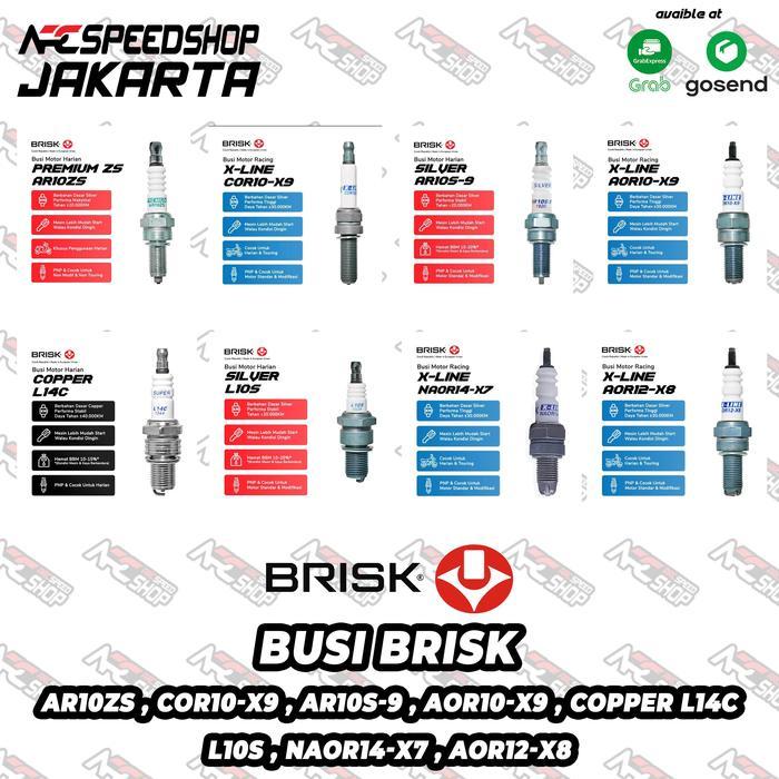 Busi Brisk Xline Racing Aor10 - X9 Ninja 250 Fi Busi Racing