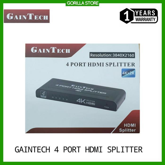 GAINTECH HDMI SPLITTER 4 PORT