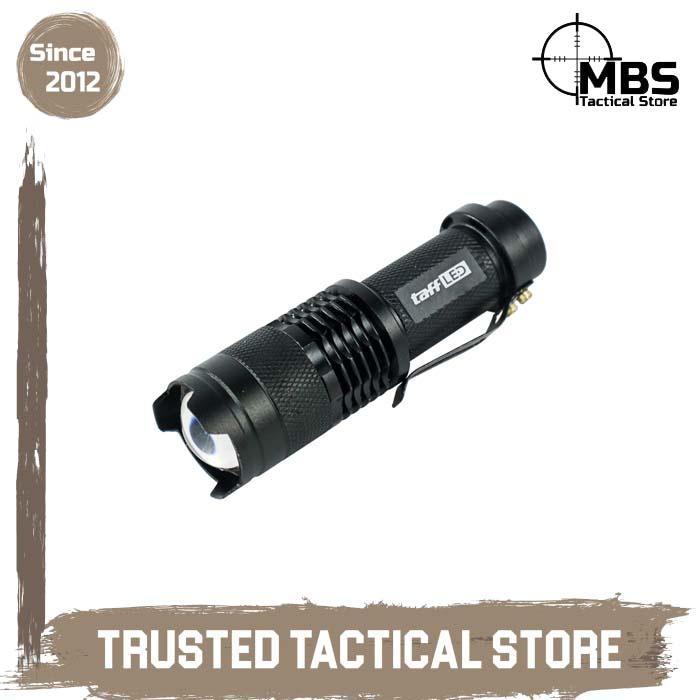 SALE Senter LED Zoom Tactical Flashlight 2000 Lumens LED CREE Senter CREE TERMURAH
