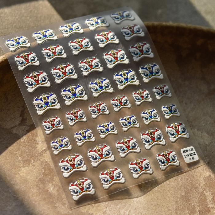 Nail Accessories- Nail Sticker Imlek CNY Decal [Stiker Kuku Imlek] BISA GRAB