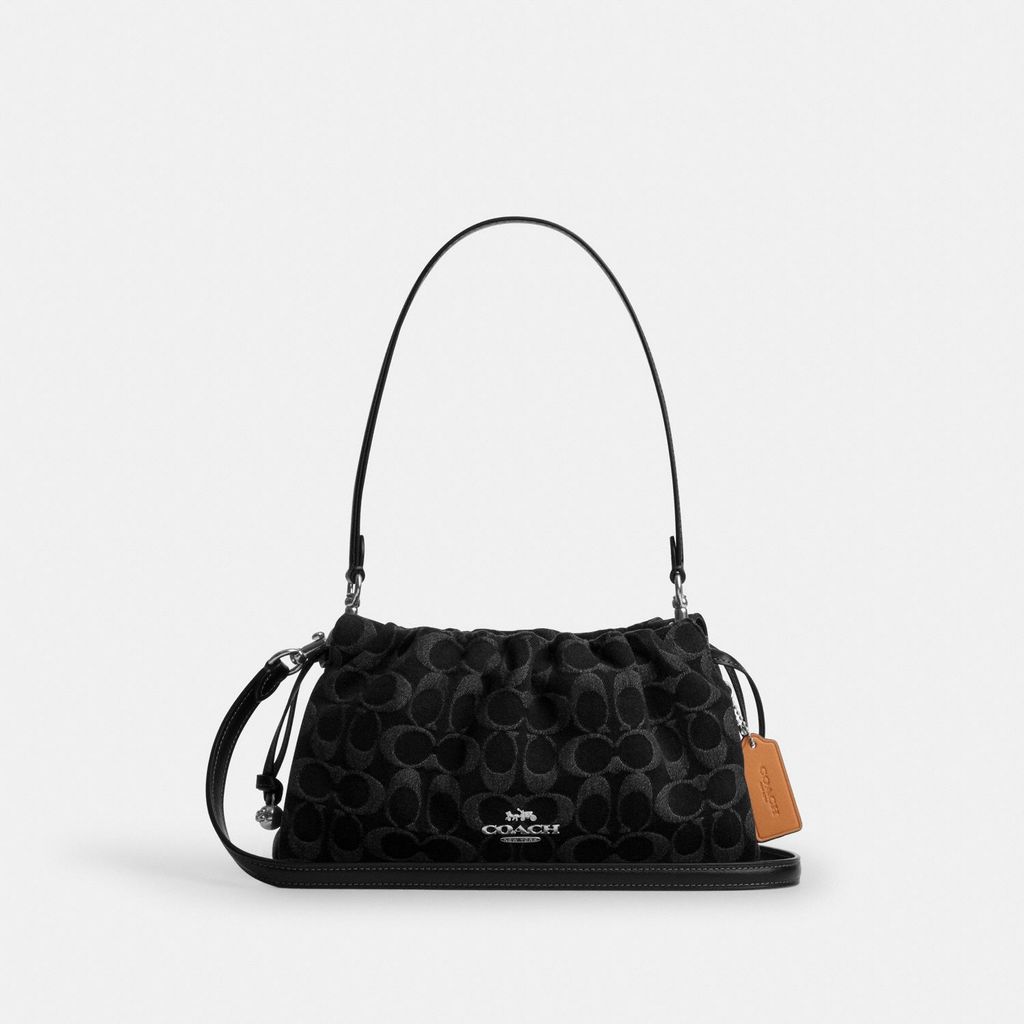 Coach Faye Shoulder Bag In Signature Denim - Tas Bahu Wanita