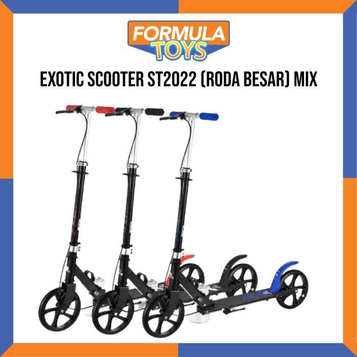 Skuter Anak Exotic Scooter St2022 (Roda Besar) Mix