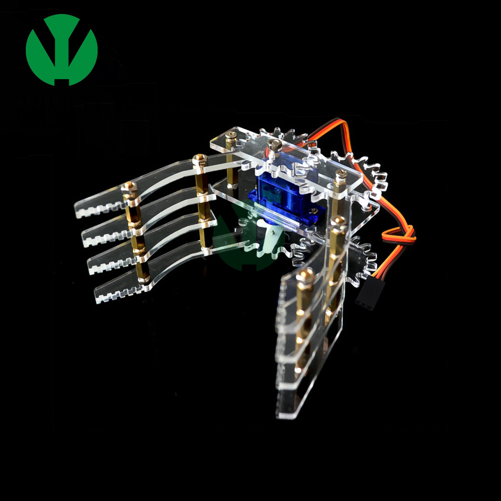 Acrylic robot Claw Manipulator Arm SG90 servos smart robot gripper for arduino SNM200
