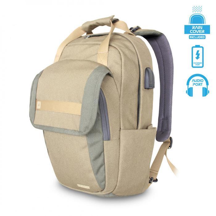 Consina - Consina Basel Tas Ransel Laptop 14Inch Backpack USB Port Cordura