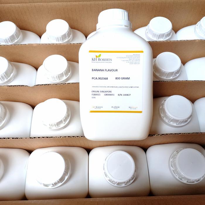 banana flavor kh robert original 800 gr warna kuning bening