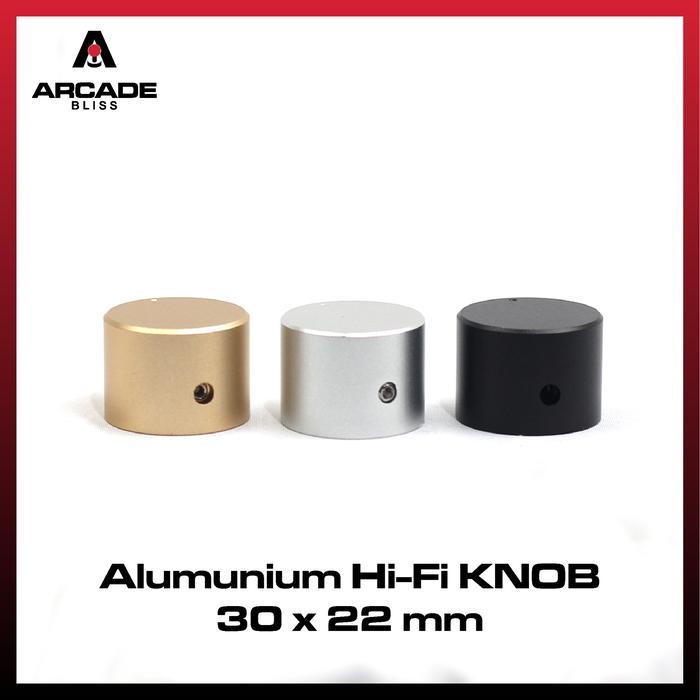 Alumunium Knob Knop Potensio Meter Anodizing Aluminum 6mm Hole Rotary Encoder 30x22 30mm 22mm Volume