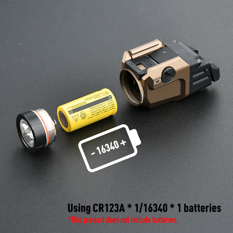 Wadsn Tactics Metal Tr7 Strong Flashlight Led 800Lumens Weapon Strobe Light Flash Hunting For Glock