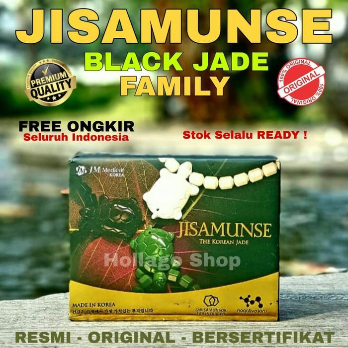 Ready PROMO PAKET FAMILY KALUNG DAN GELANG KESEHATAN JISAMUNSE HITAM ASLI 