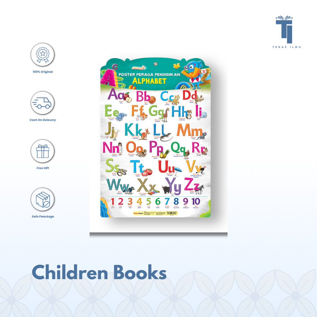 Teras Ilmu - Childrens Books | Poster Peraga Pendidikan Alphabet (Bahan Ppc) by Tim Wudi