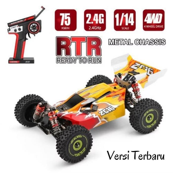 WL 144010 RC Buggy RTR Brushless 1/14 Metal Chassis 75Km/H
