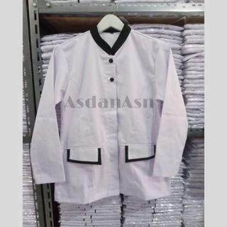 terlaris MODEL TERBARU BAJU DINAS PUTIH HITAM Wanita BLEZER WANITA PNS ASN 100% ori
