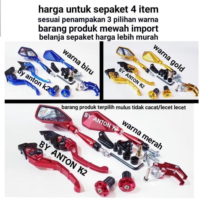 Stok Terbatas Handle Rem Brake Plus Kaca Spion Variasi Motor Beat Combibrake-Beat Kb Terlaris