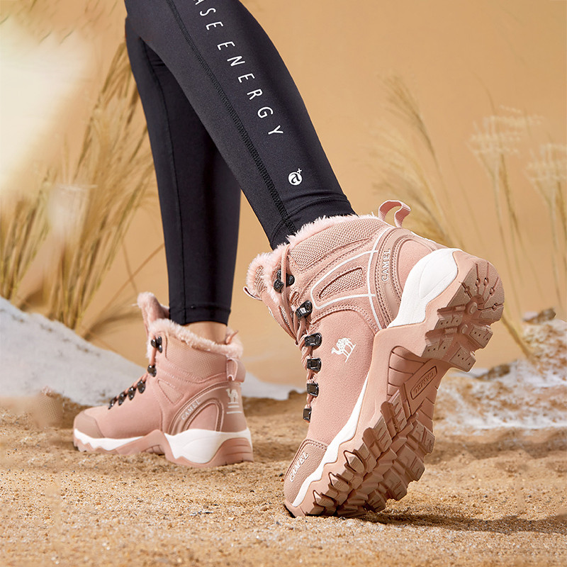 GOLDEN CAMEL Waterproof Hiking Shoes Military Hiking Boots High Top Trekking Shoes for Women 2025