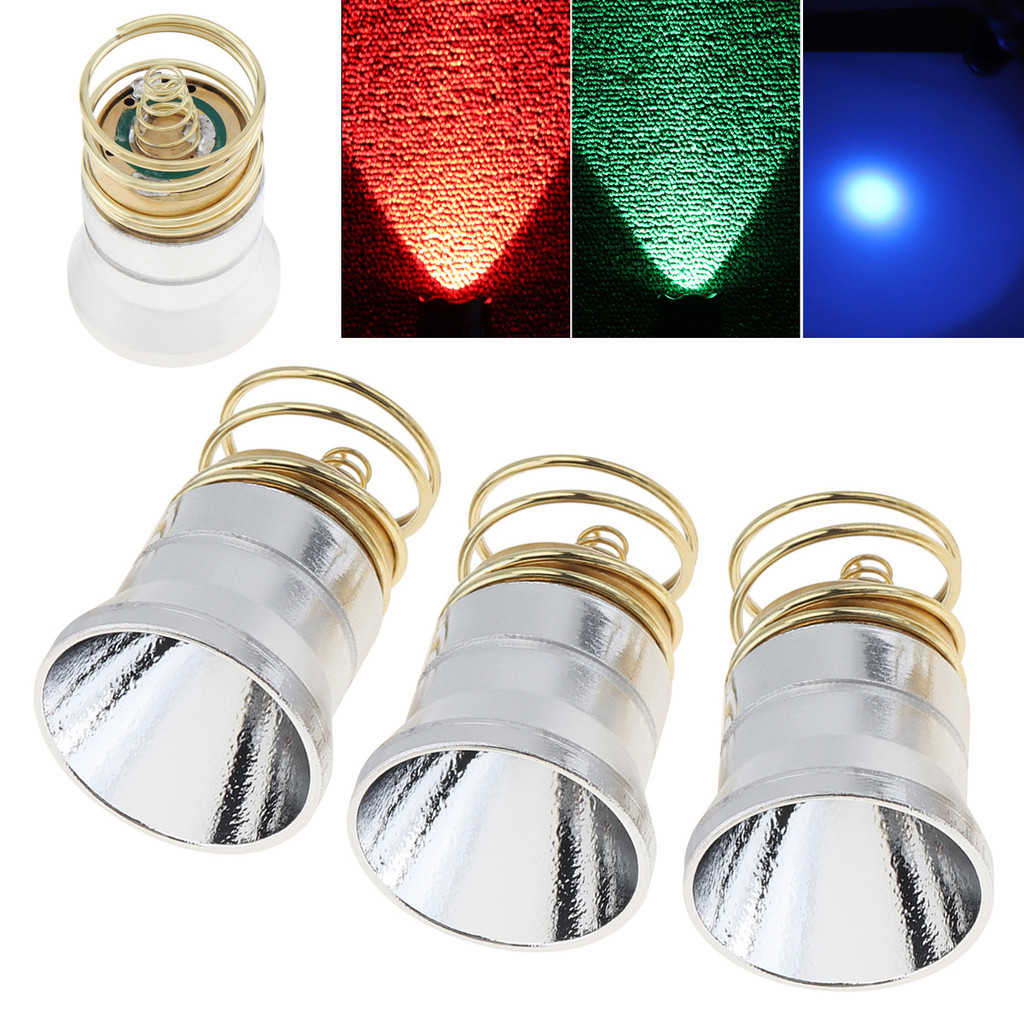 26.5mm Flashlight Cap 3V-8.4V 1Mode LED Lamp UV Torch Bulb Red /Green/ Purple for C2 Z2 P60 P61 6P 9