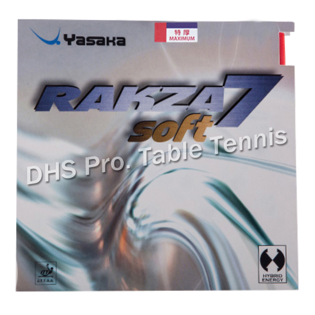 Yasaka Original RAKZA 7 SOFT RK7 Pimples In Table Tennis Rubber RAKZA7 SOFT Pips-In Ping Pong Sponge