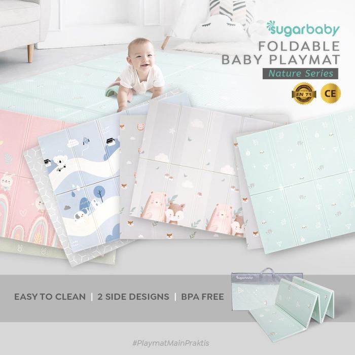 Sugar Baby Foldable Baby Playmat Nature Series / Playmat Lipat Bayi / playmat lipat