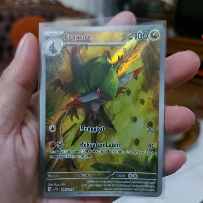 Fraxure AR sv11s pokemon kartu