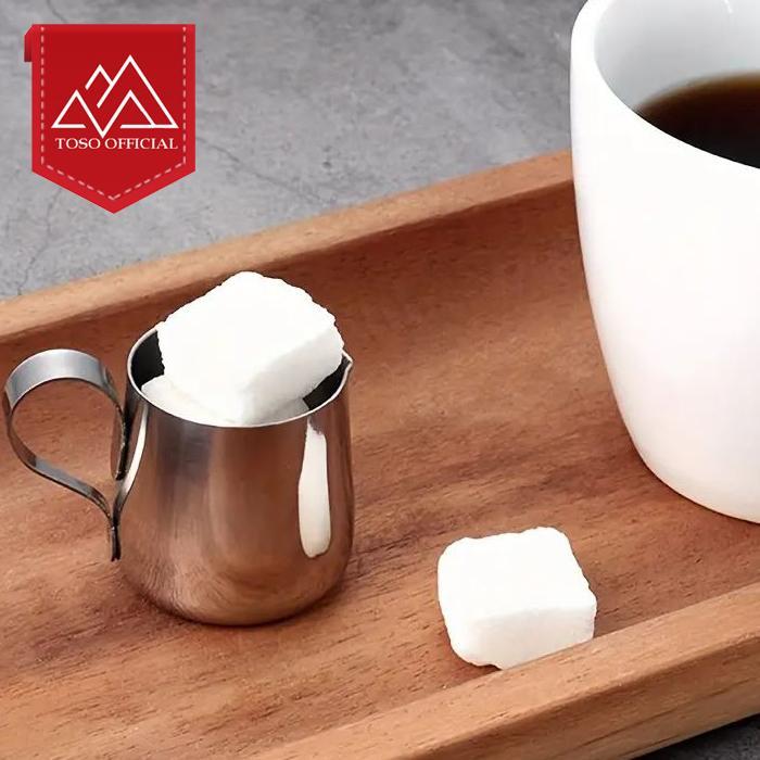 MILK JUG KOPI MINI CREAMER CUP STAINLESS GELAS TAKAR SUSU GULA CAIR GELAS MADU ESPRESSO SUGAR POT