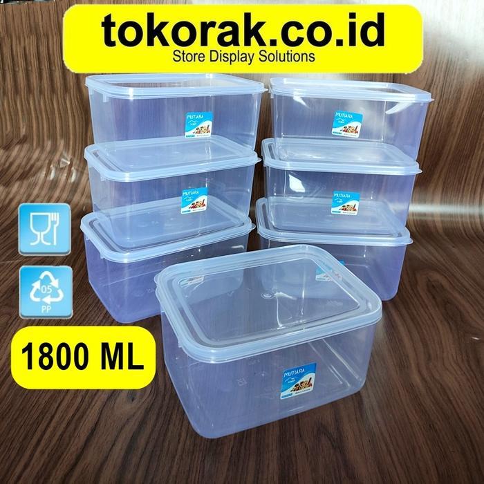 KMP KOTAK MAKAN 1800ML FOOD BOX MUTIARA PACK 1800 ML SEALWARE FOOD GRADE