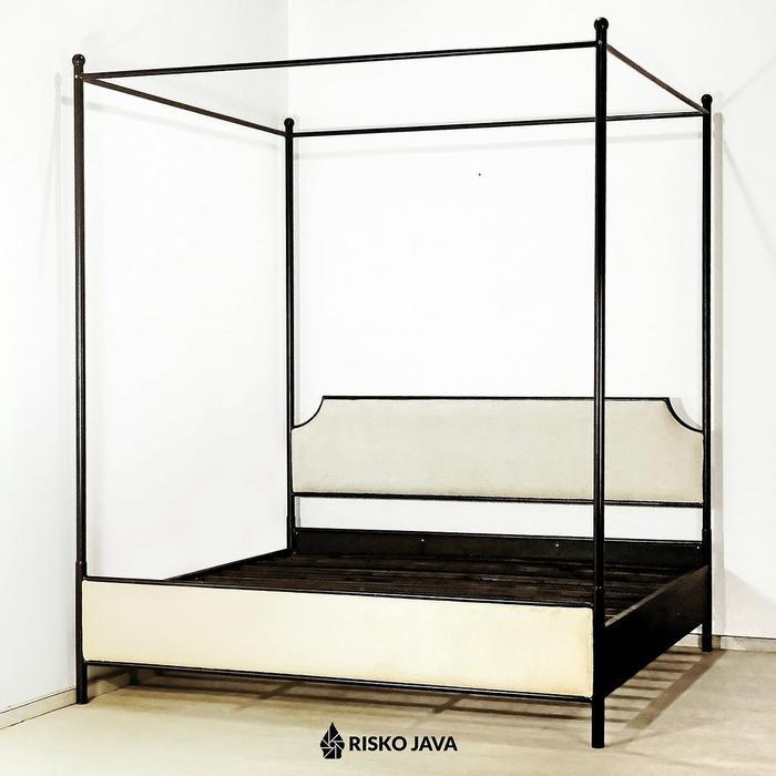 Tempat Tidur Minimalis / Dipan Bed Besi Minimalis / Bed Besi Sofa Scandinavian | YAUUK