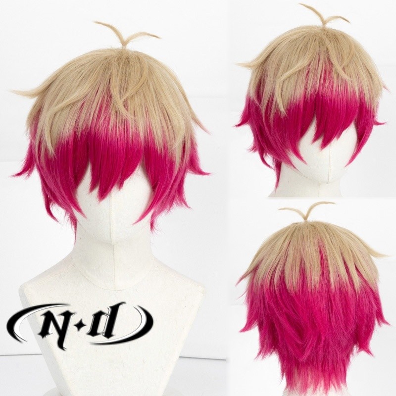 Nd Alexis Ness Cosplay Wigs Anime Blue Lock The Magician Cosplay Magenta Hair Wigs For Anime Comic