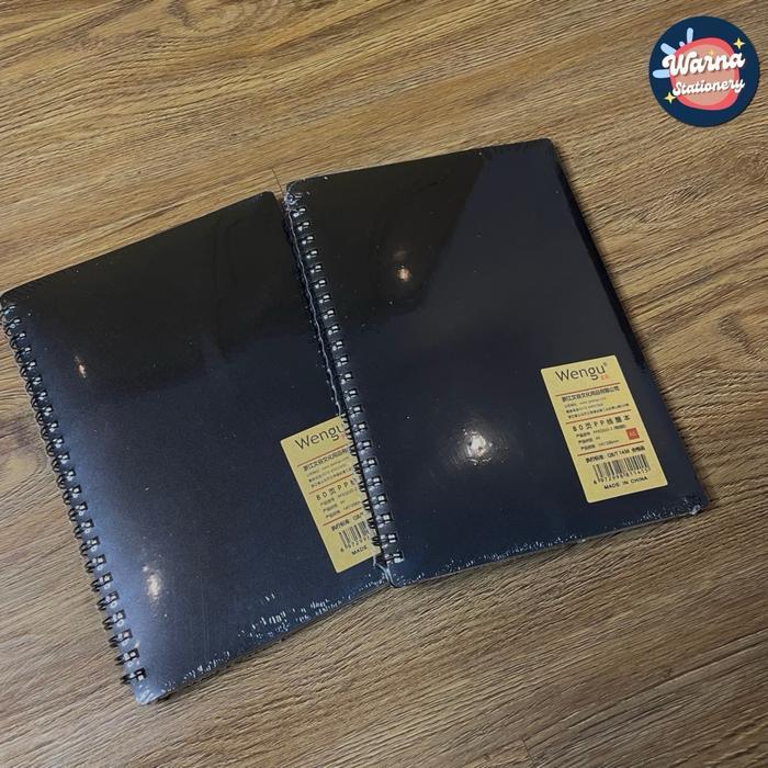 BUKU SPIRAL/NOTEBOOK A5 HITAM WENGU PPX020-2