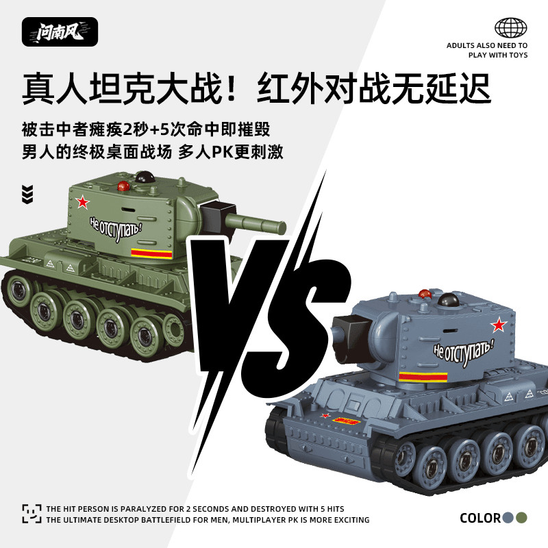Full Proportional Desktop Remote Control Tank Rc Battle Tanks-Safe Infrared At System Toys