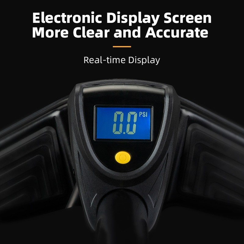 Rockbros Pompa Angin Motor Sepeda 160Psi Digital Meter 42310003001