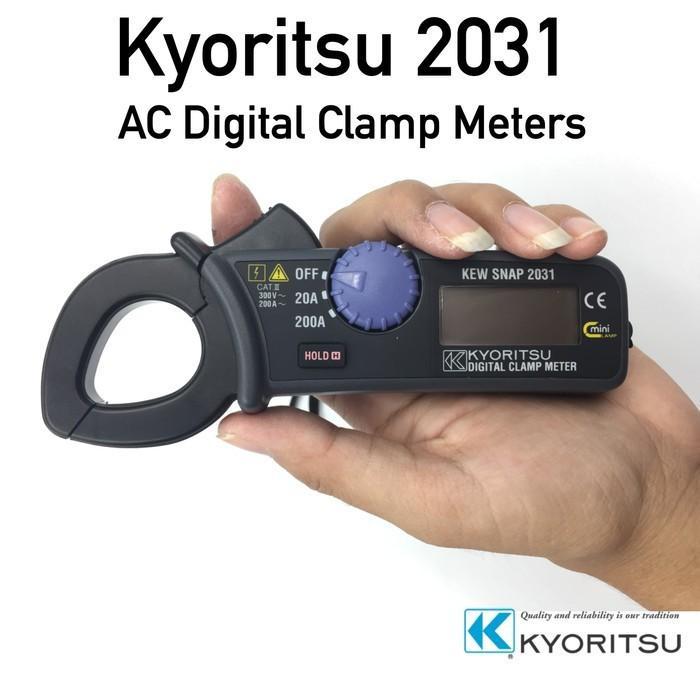 Kyoritsu 2031 AC Digital Clamp Meter 200A