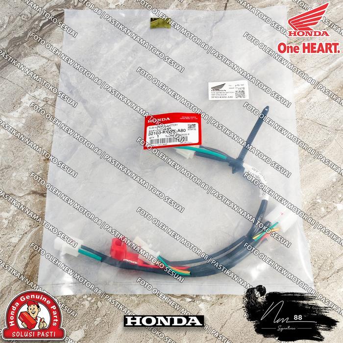 [Original] Kabel Sikring Kabel Body Kabel Aki Accu Sub Harness Battery Revo 110 Karbu Revo Absolute