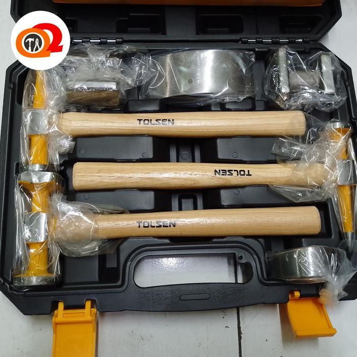 Palu ketok body set 7 pcs - palu ketok magic Tolsen