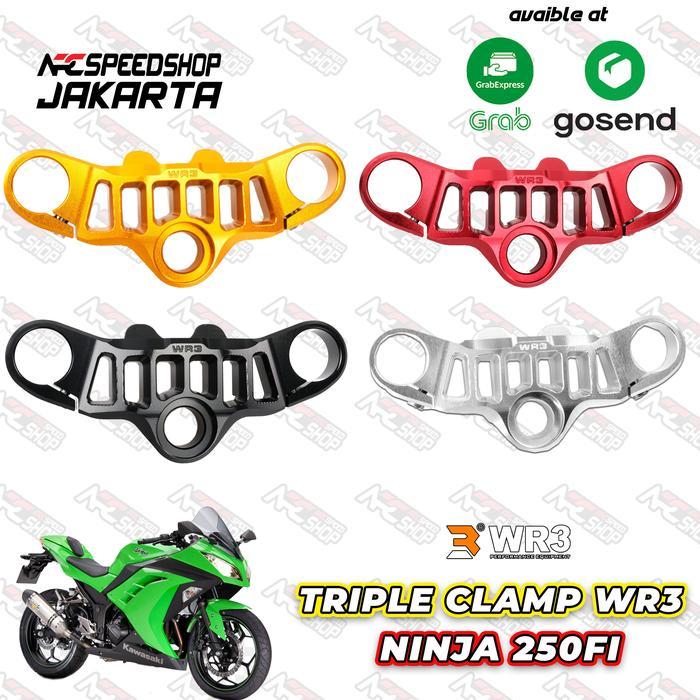 Segitiga Stang / Triple Clamp WR3 Kawasaki Ninja 250 Fi Old
