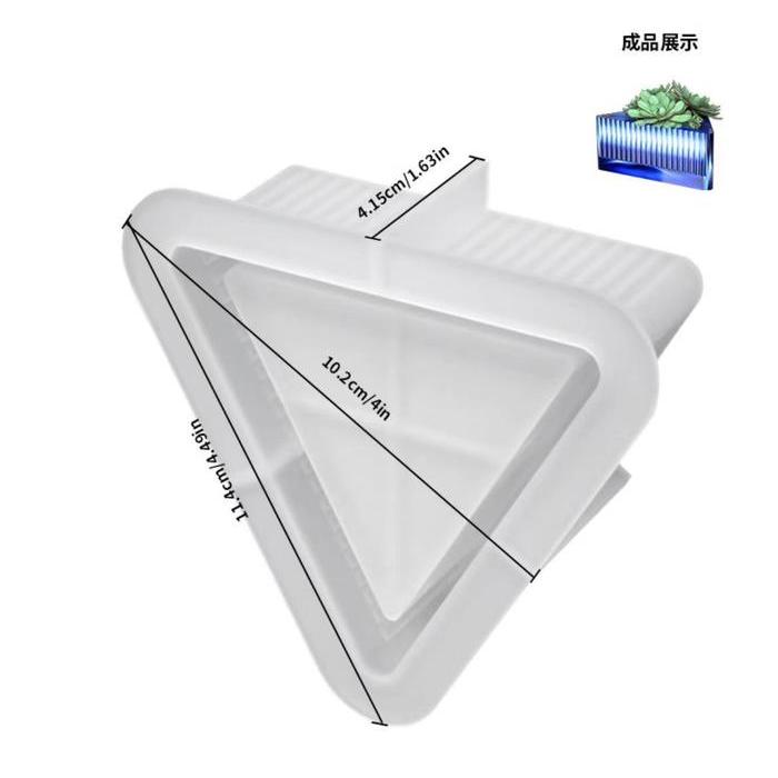 CETAKAN SILIKON POT BUNGA RESIN DIY MULTIPLE SHAPES FLOWERPOT MOLD