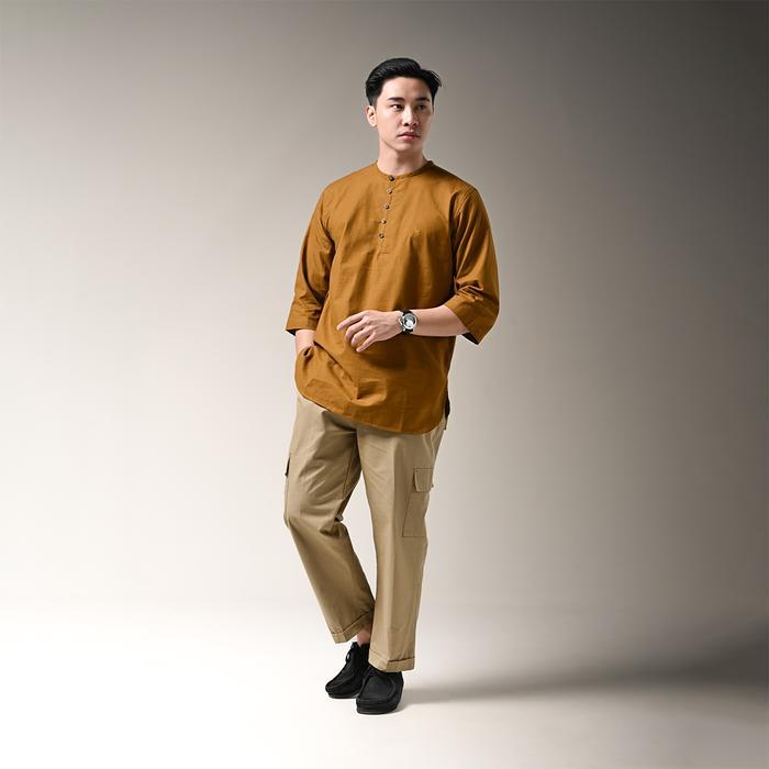 Cambra by KAUM ADAM - Kemeja koko modern bahan premium lengan pendek