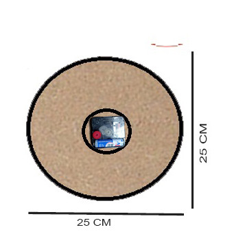 Jam Dinding Kayu/Wall Clock Vintage