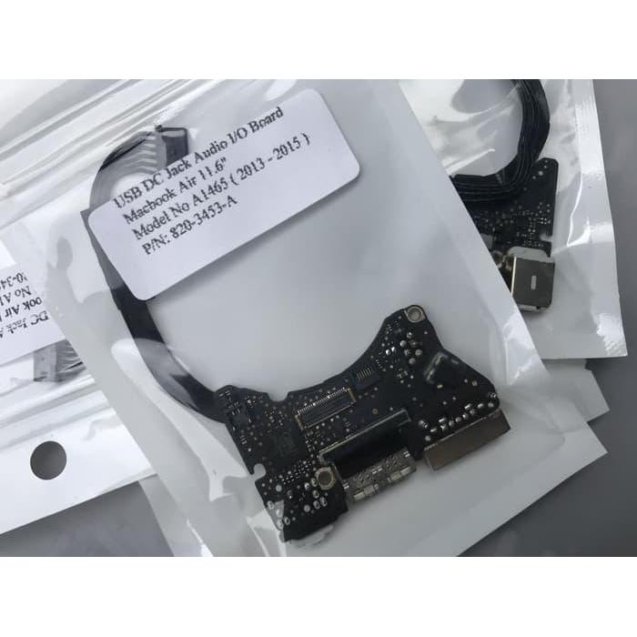 AUDIO BOARD MACBOOK AIR A1465 MAGSAFE USB DC POWER JACK 2013-2015